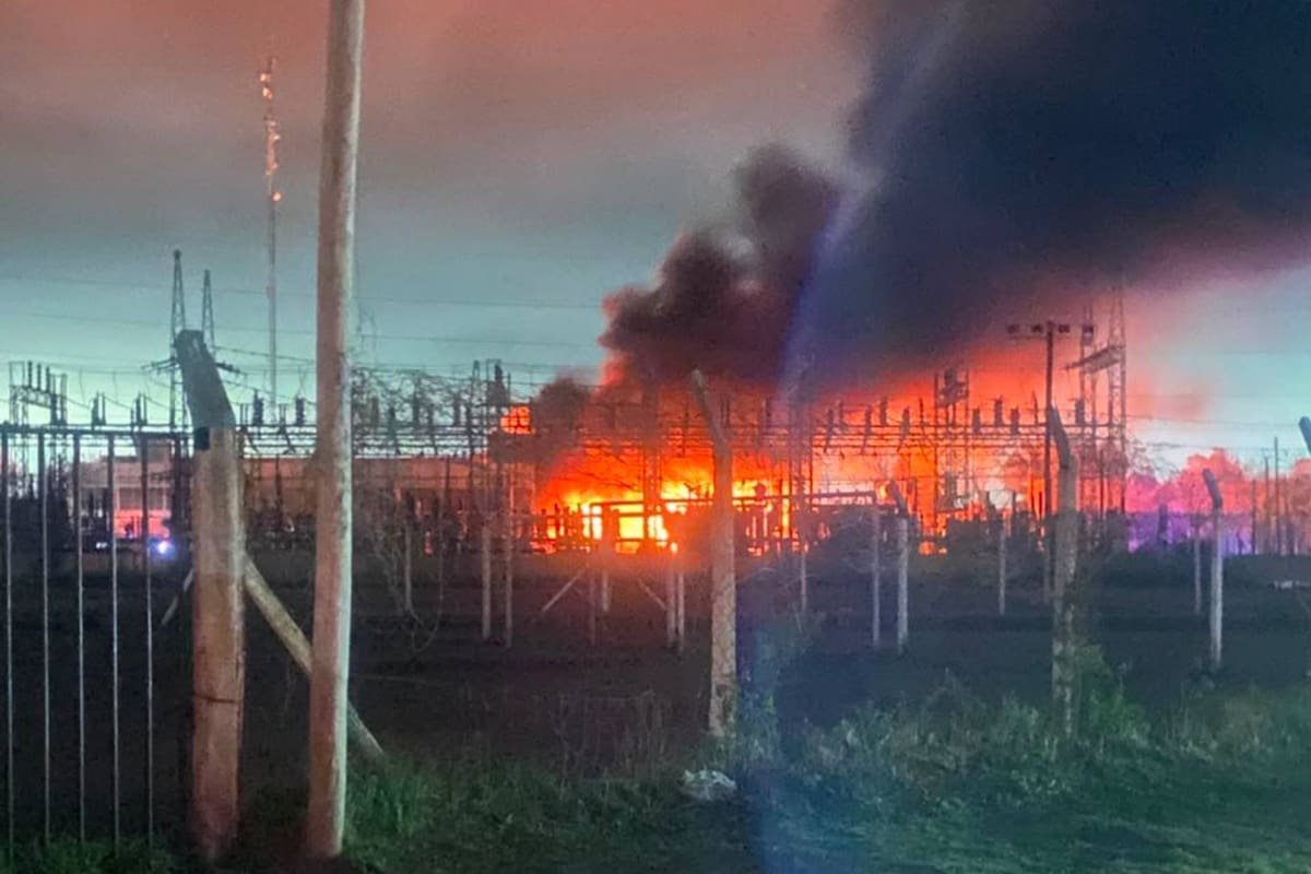 Masivo apagón de luz en La Plata, Tolosa y Gonnet por un incendio en una estación transformadora de energía.