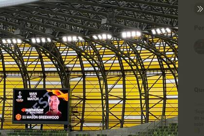 Mason Greenwood, del Manchester United, fue "elegido" como la figura de la final de la Europa League antes de comenzar el partido