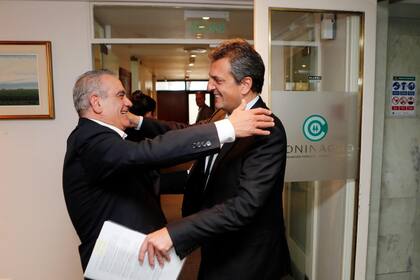 Massa, anteayer, al llegar a la sede de Coninagro