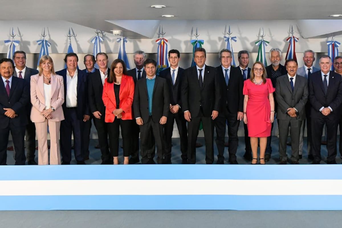 Massa, con los gobernadores