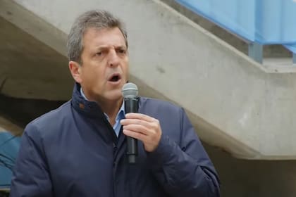 Massa, en un acto en el conurbano bonaerense