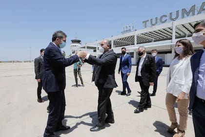 Massa estuvo ayer de visita en Tucumán, donde se encontró con gobernador Juan Manzur