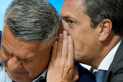 Massa y Chiqui Tapia