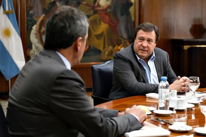 Massa y Weretilneck durante la reunión