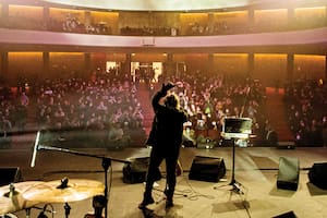 Massacre en el teatro Coliseo, a principios de julio pasado, uno de los primeros shows presenciales tras las últimas restricciones