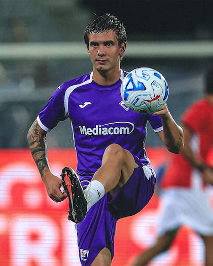 Mastantuono ya sumó sus primeros minutos con Fiorentina durante un partido de Copa Italia ante Benevento, jugando 32 minutos