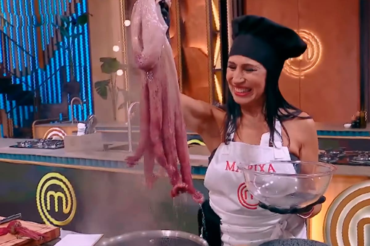 MasterChef Celebrity: a un paso de la final, los mejores ocho participantes aprendieron a “asustar” a un pulpo