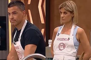 MasterChef Celebrity: el cruce entre Chino Leunis y Eugenia Tobal que sorprendió a todos