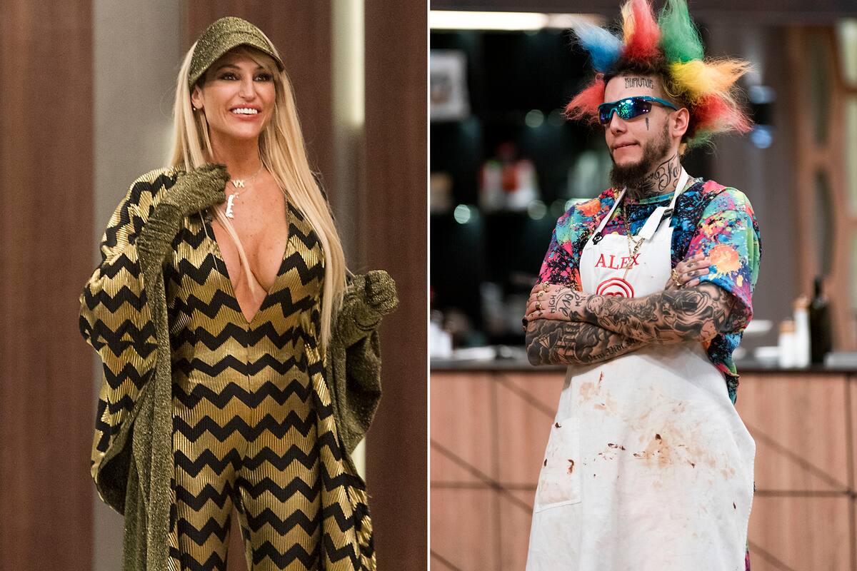MasterChef Celebrity: el juego de seducción entre Vicky Xipolitakis y Alex Caniggia