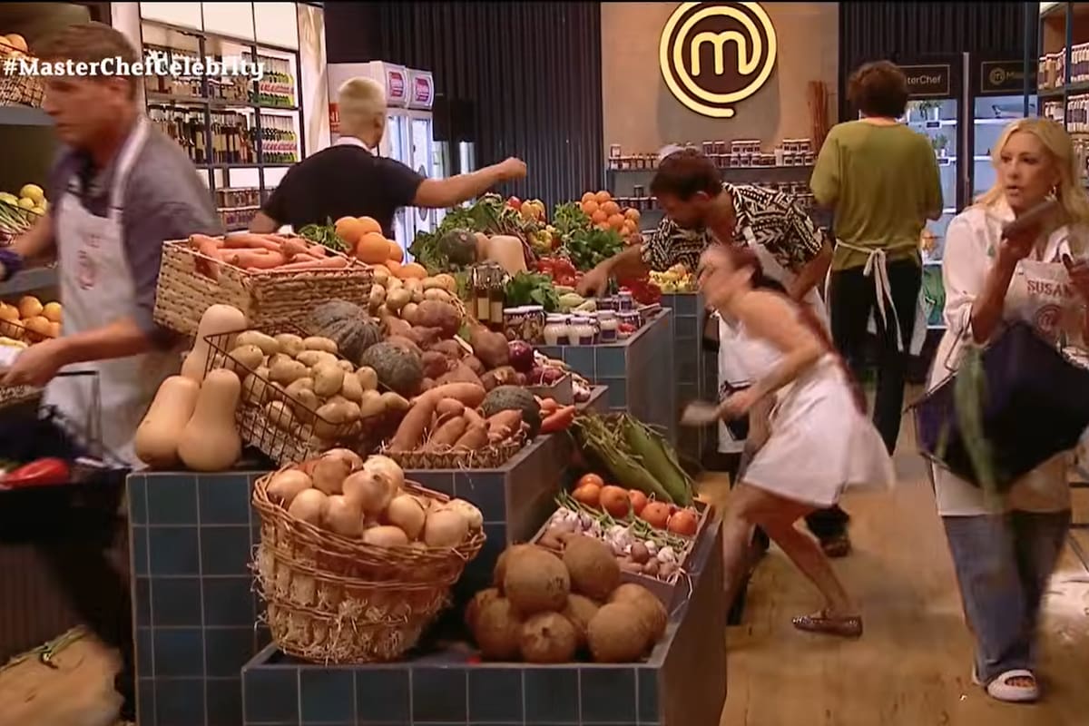 MasterChef Celebrity: el mercado se convirtió en un campo de batalla y no todos demostraron ser buenos compañeros