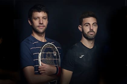 El marplatense Horacio Zeballos y el catalán Marcel Granollers, una de las mejores parejas de dobles del mundo.