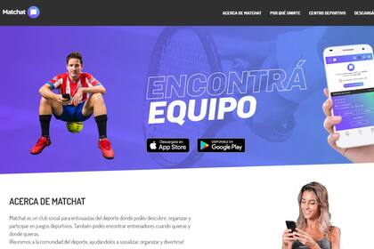 Matchat también sirve para organizar diversas actividades deportivas