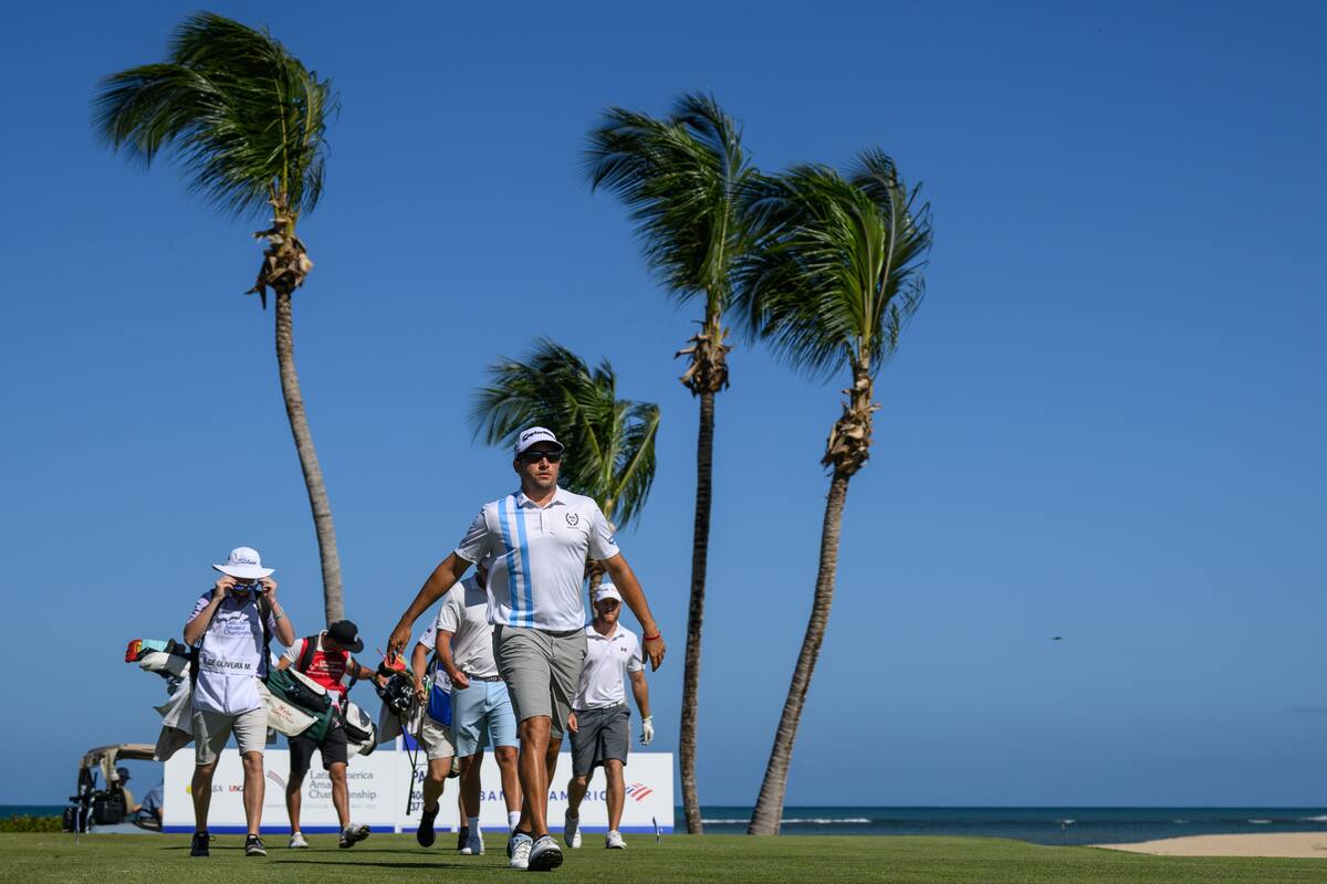 Mateo Fernandez de Oliveira dio una exhibición de juego y domina con cuatro golpes de ventaja