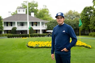 La emoción del amateur argentino que jugará el Masters y tendrá a su novia como caddie en el torneo de Par 3