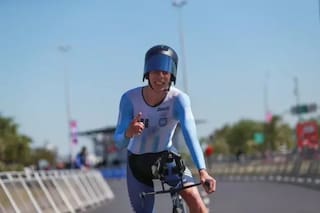 El sanjuanino que se tomó revancha y ganó la medalla dorada en ciclismo de ruta contrarreloj