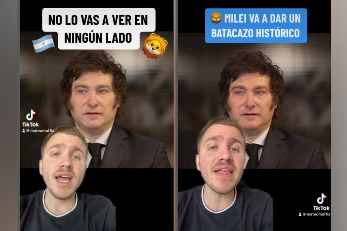 Mateo Maffía vaticinó la victoria de Javier Milei en las PASO