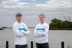 Mateo Majdalani y Eugenia Bosco, los especialistas en Nacra 17 que buscan el oro en Algarrobo