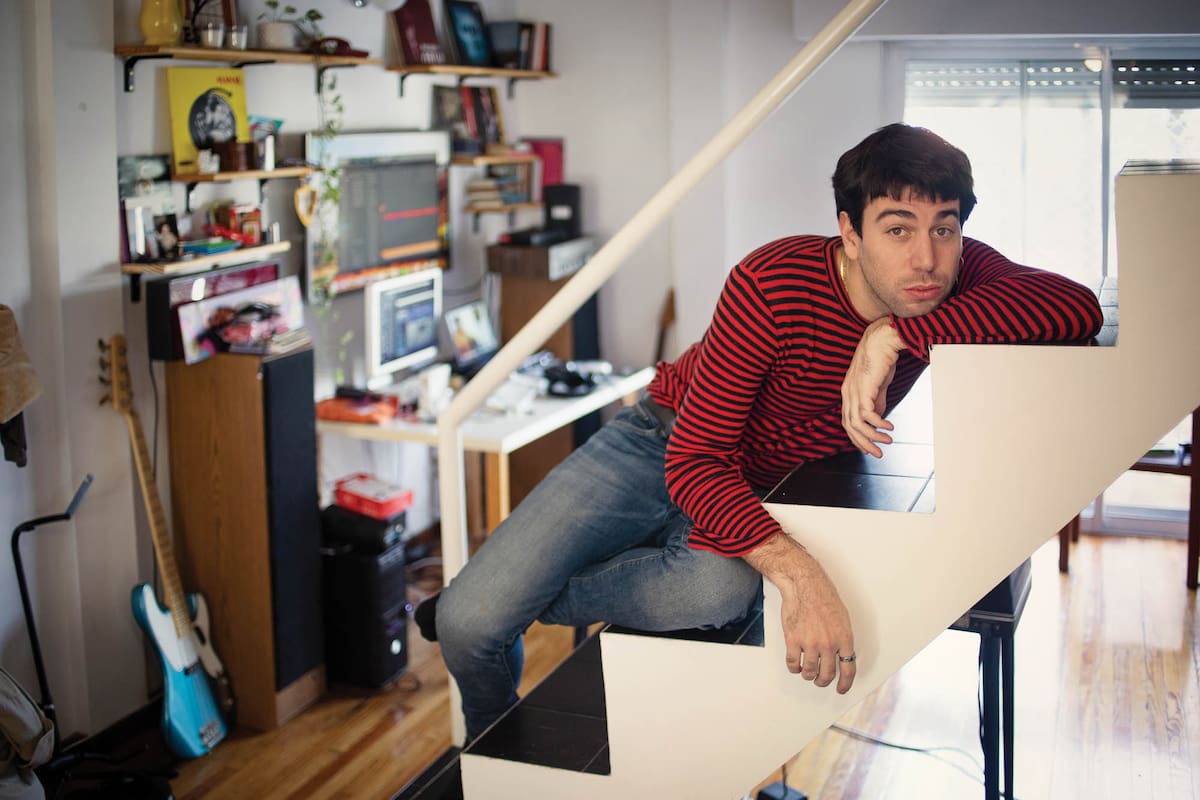 Mateo Sujátovich en su casa de Saavedra