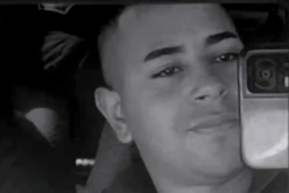 Matías Alejandro Vizgarra Riveros, de 23 años, acusado del homicidio de un docente que trabajaba como chofer de una aplicación
