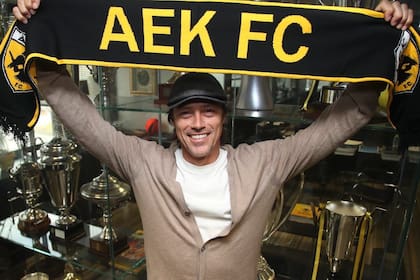Matías Almeyda asumió como entrenador de AEK Atenas de Grecia en mayo del 2022