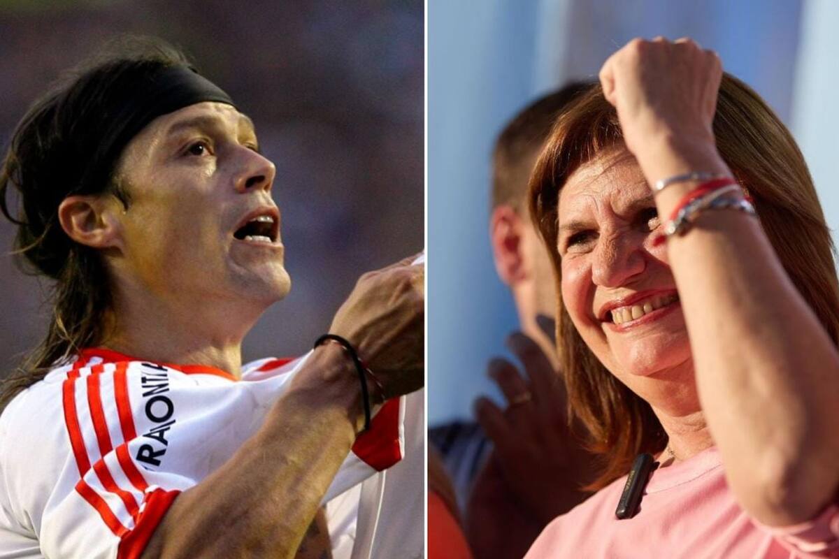 Matías Almeyda y Patricia Bullrich