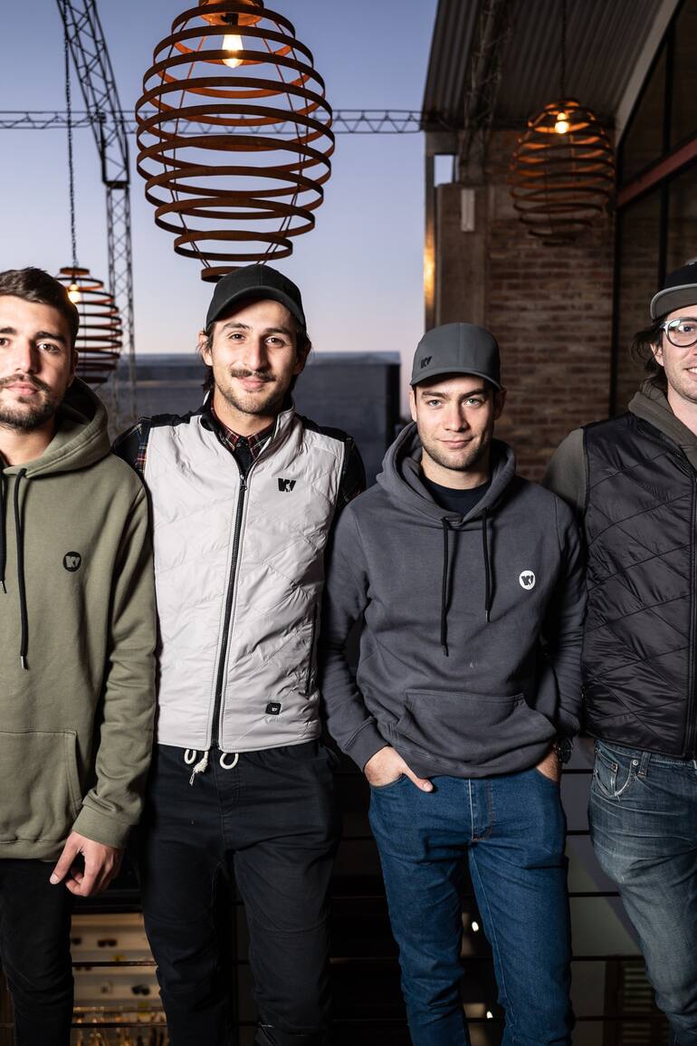 Matías Arias, Kevin Schejter, Nicolás Molina y Julián Sánchez, los creadores de Wanderwarm.