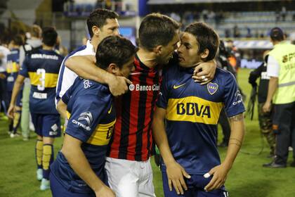 Matías Caruzzo logró calmar a Sebastián Palacios y César Meli