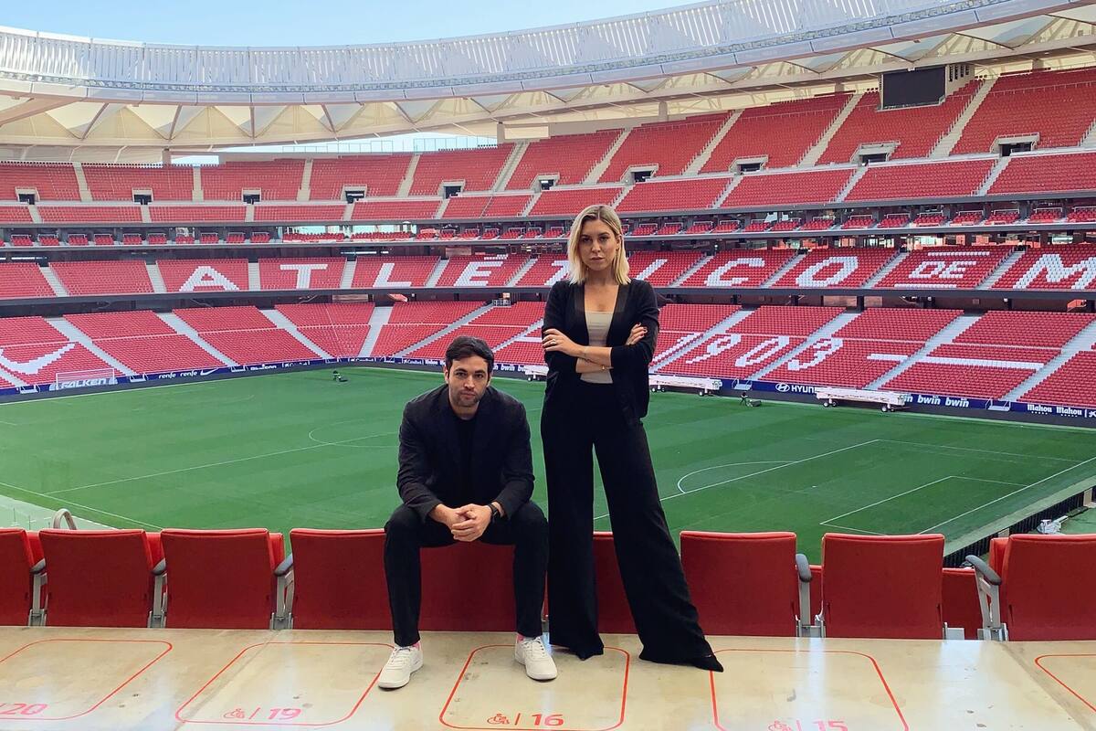 Matías Castello y Victoire Cogevina Reynal, los creadores de la aplicación "Gloria".