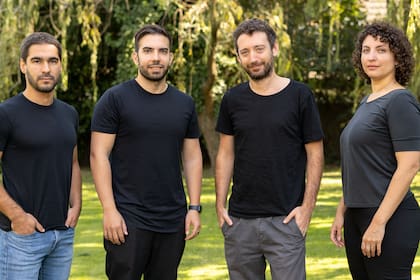 Matías Comercio, José Ignacio Galindo, Nicolas Wertheimer y Olivia Cesio, fundadores de Waterplan