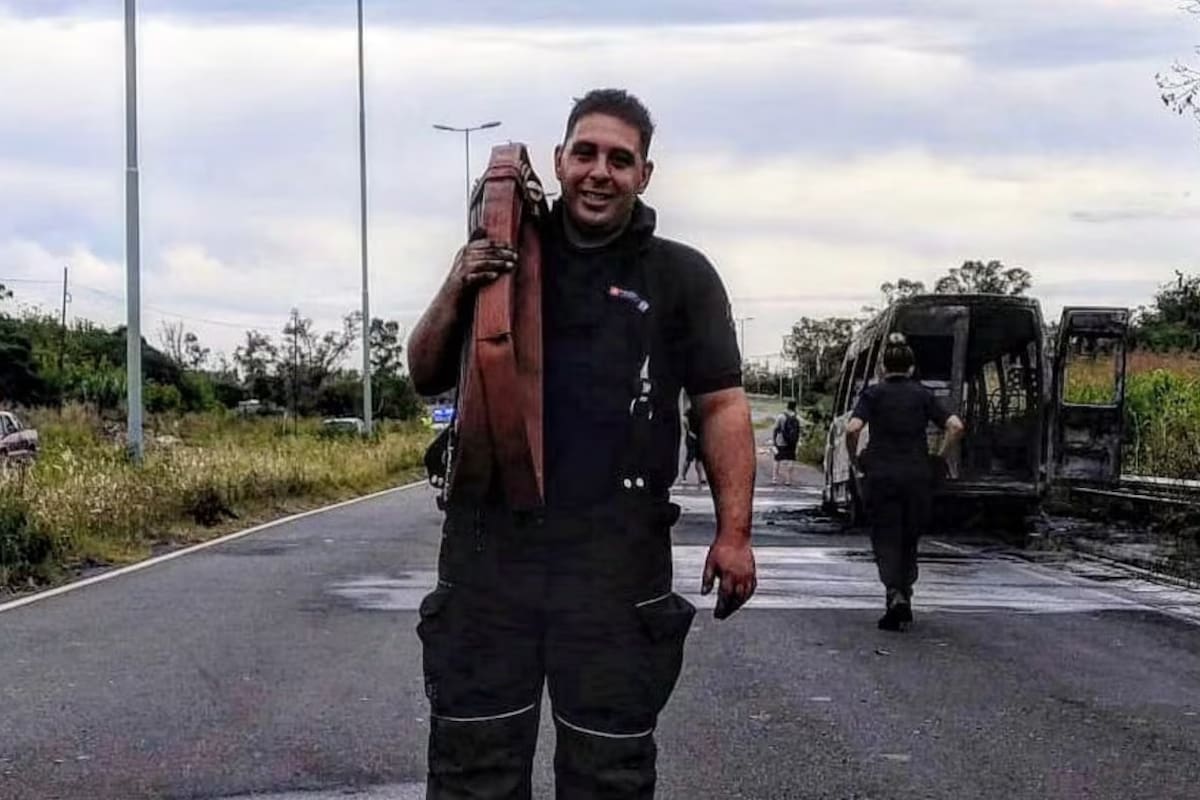 Matías Di Paolo fue atropellado y murió mientras combatía un incendio en El Palomar