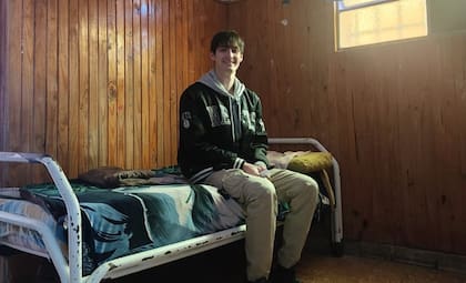 Matías, el día que después de varios años volvió al hogar.