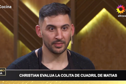 Matías, el ganador de la última temporada, fue criticado por el punto de la carne: "¿Vos pensás que vas a ganar haciendo una colita de cuadril seca?"