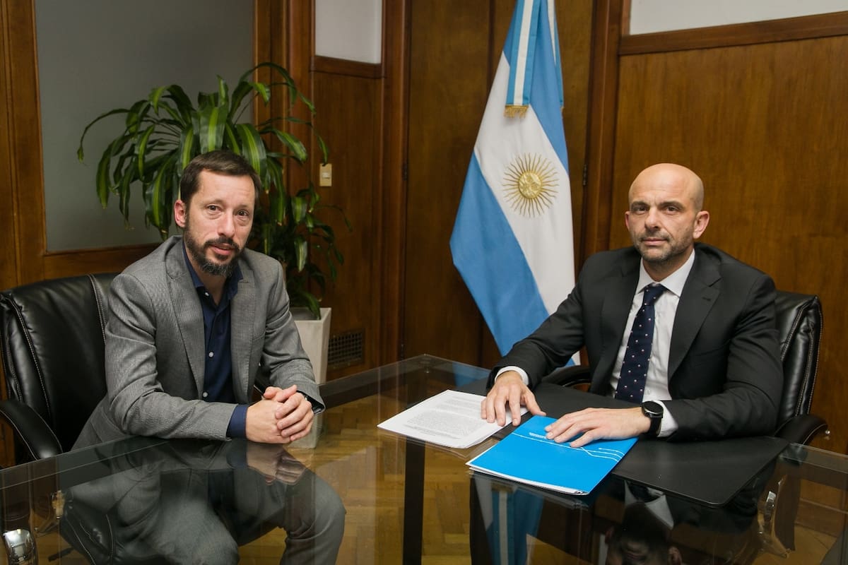 Matías Galparsoro con Franco Mogetta