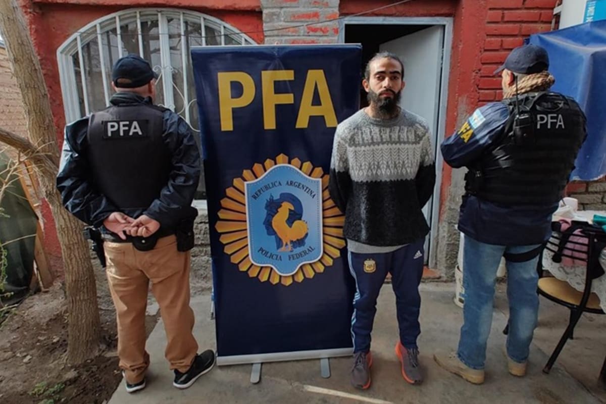 Matías Gutiérrez, conocido como Amyr Mustafa, uno de los detenidos