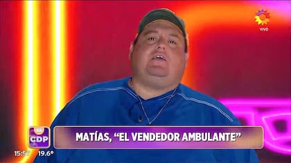 Matías inició el programa con un peso de 192,9 kilogramos