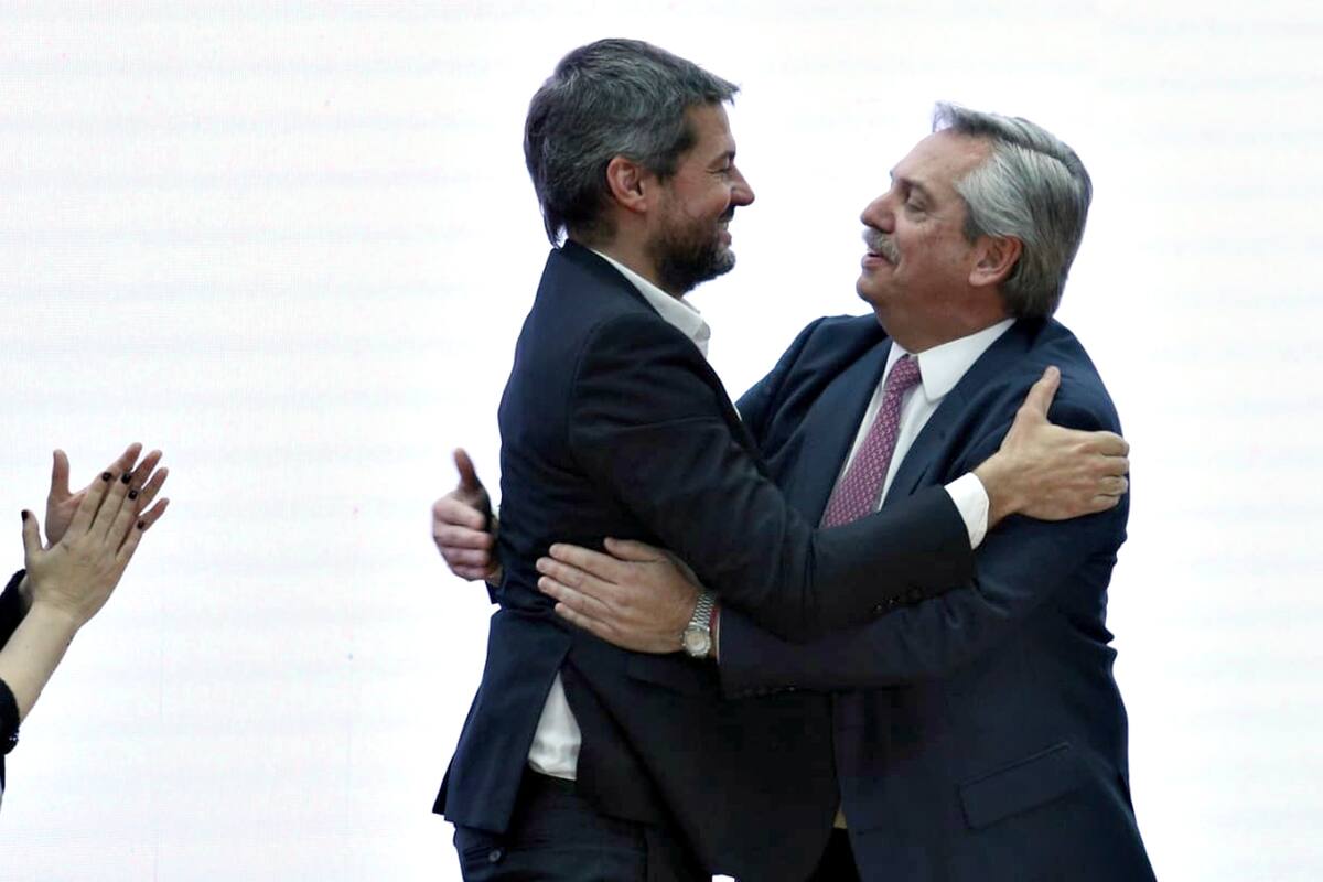 Matías Lammens y Alberto Fernández
