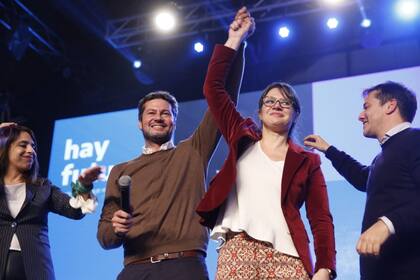 Matías Lammens y Gisela Marziotta