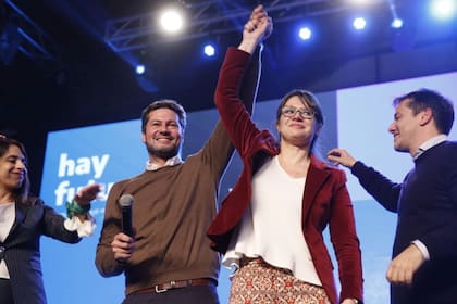 Matías Lammens y Gisela Marziotta