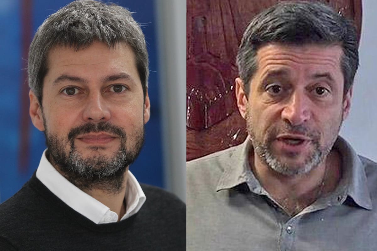 Matías Lammens y Víctor Santa María