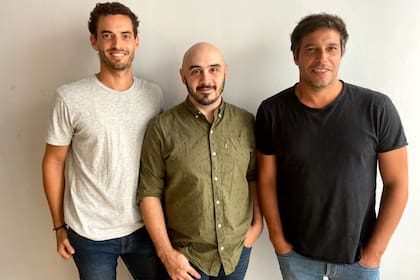 Matías Lonardi, Nicolás Torchio y Joaquín Wagner, las tres cabezas de Treggo, que quintuplicó sus ingresos en menos de un año