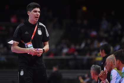 Matías Lucuix, entrenador del seleccionado argentino de futsal