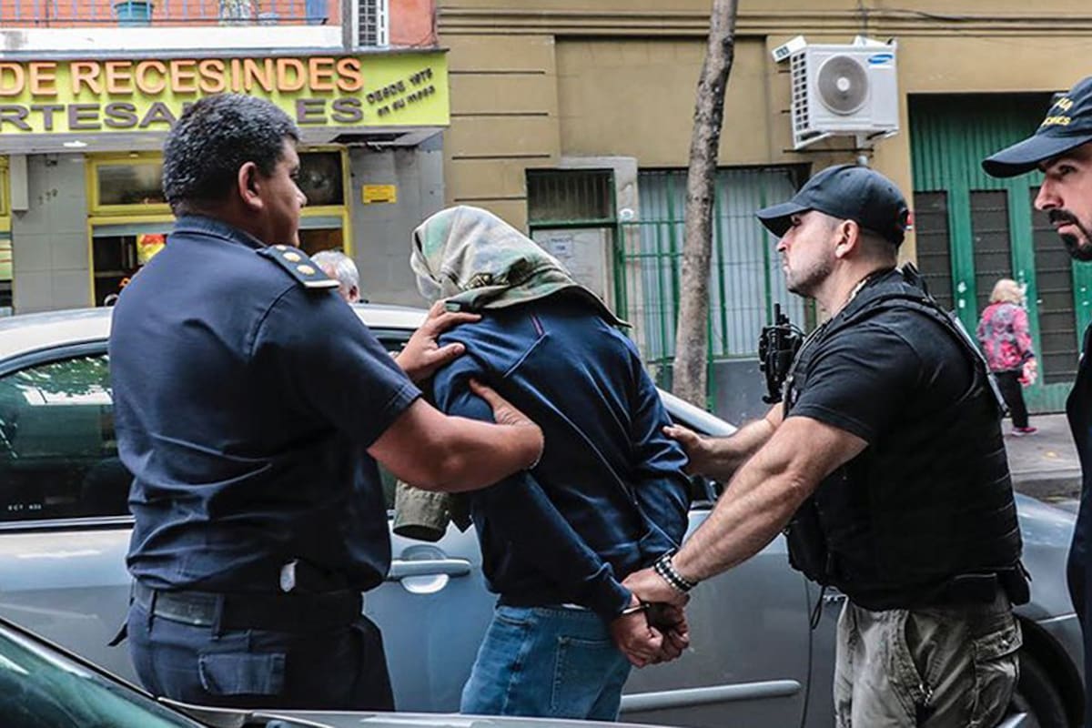 Matías Marasco, presunto cómplice de Nicolás Pachelo, detenido ayer en Balvanera