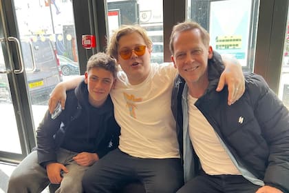 Matías Martin compartió varias postales de su viaje junto a sus hijos varones