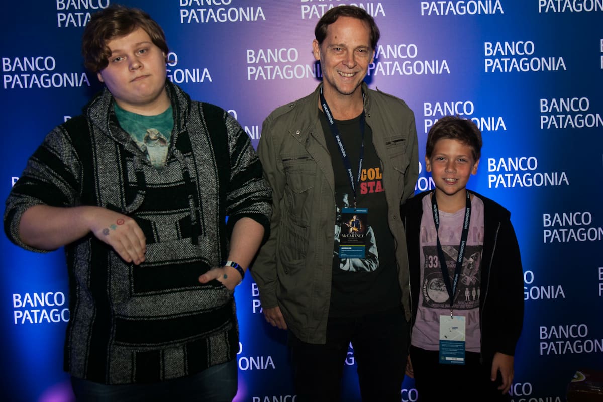 Matías Martin, feliz de ver el show de Paul con sus hijos, Luca y Alejo