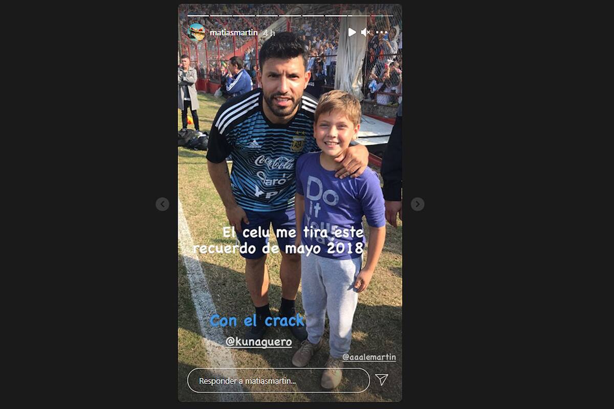 Matías Martin recordó un emotivo momento de uno de sus hijos con el Kun Agüero, en la previa de Rusia 2018
