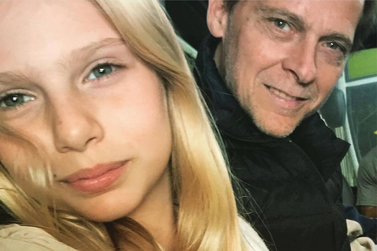 Matías Martin se mostró muy emocionado por el cumpleaños de su hija