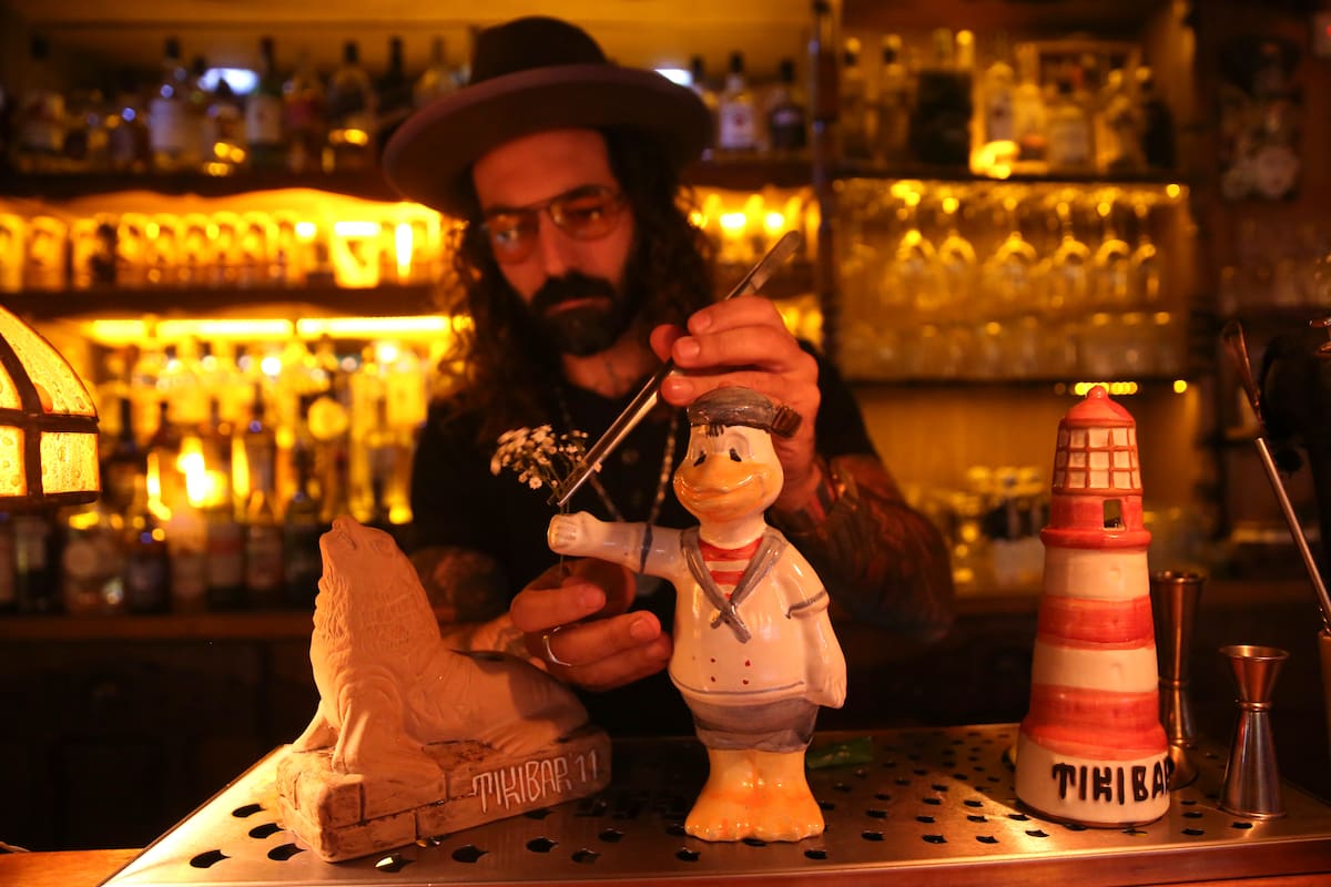 Matias Merlo creó tragos que se sirven en tres íconos marplatenses