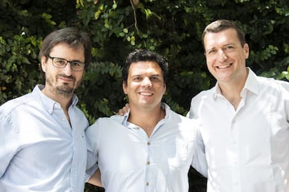 Matias Micheloud, Fernando Martinez de Hoz y Jaap Rommelaar, de ZoomAgri
