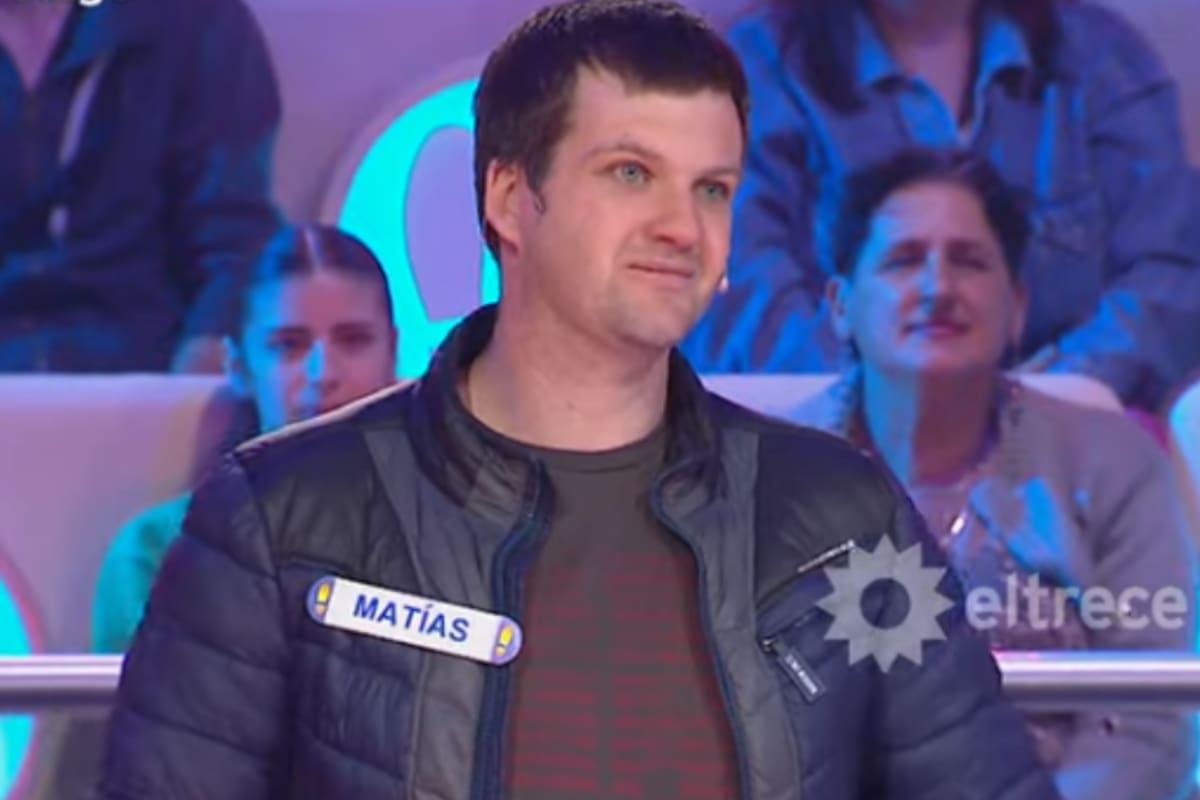 Matías participó en Ahora Caigo (eltrece) y junto a su esposa hicieron un anuncio muy especial (Foto: Captura eltrece)