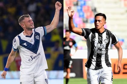 Matías Pellegrini y Rodrigo Atencio, titulares en la final de esta noche entre Vélez y Central Córdoba